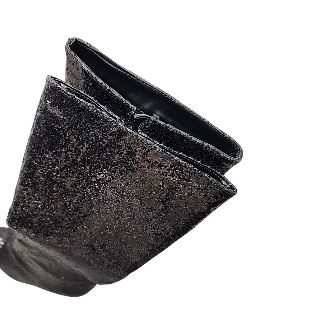 NWOB Women ELLIE Glitter Small Sequins Knee High Stilettos Heels SIZE 9 - Picture 3 of 8